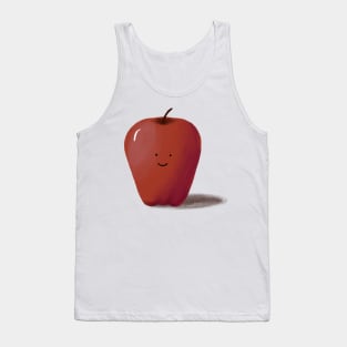 Happy Little Apple Illustration Tank Top